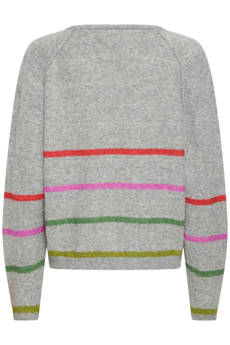 ichi ihdasila sweater grey melange sketchshop