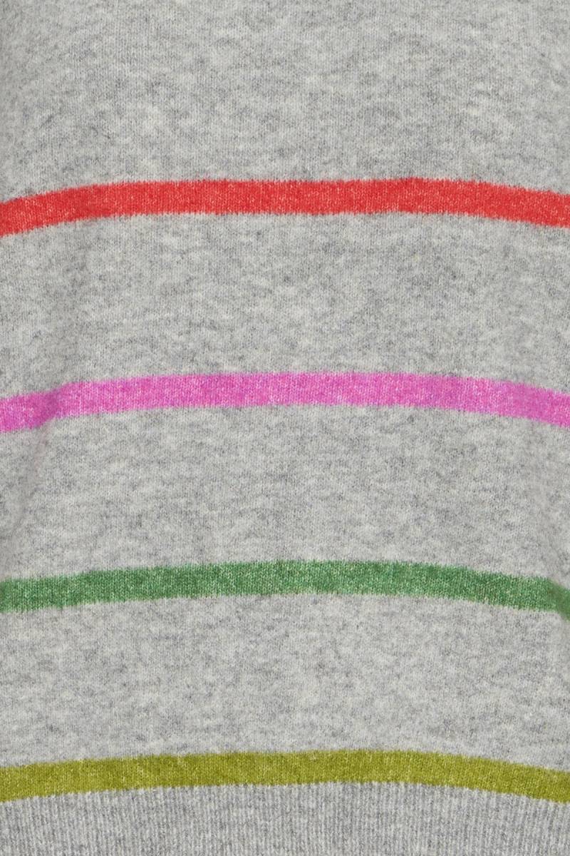 ichi ihdasila sweater grey melange sketchshop