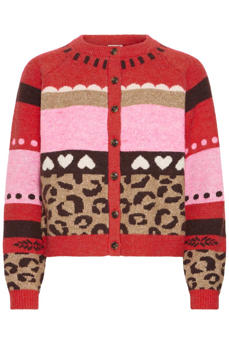 ichi ihlivoni cardigan red sketchshop