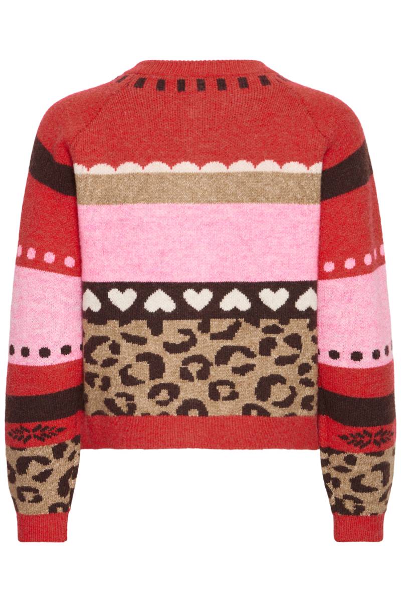 ichi ihlivoni cardigan red sketchshop