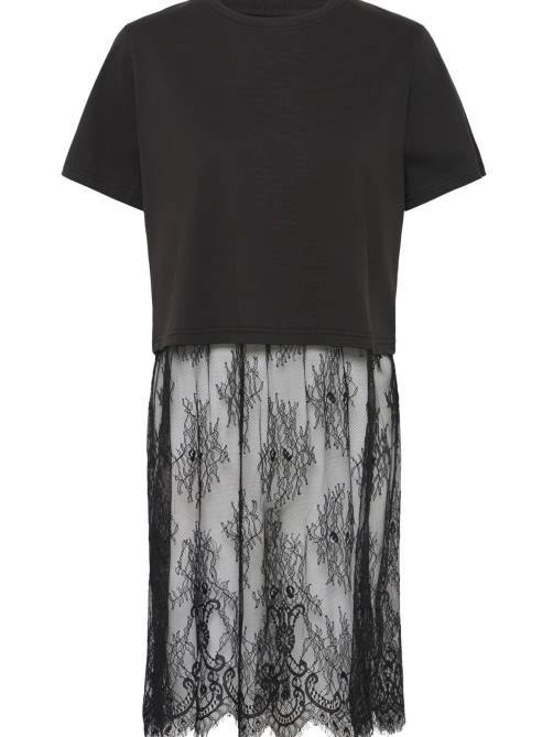 ichi ihpalmer dress black sketchshop