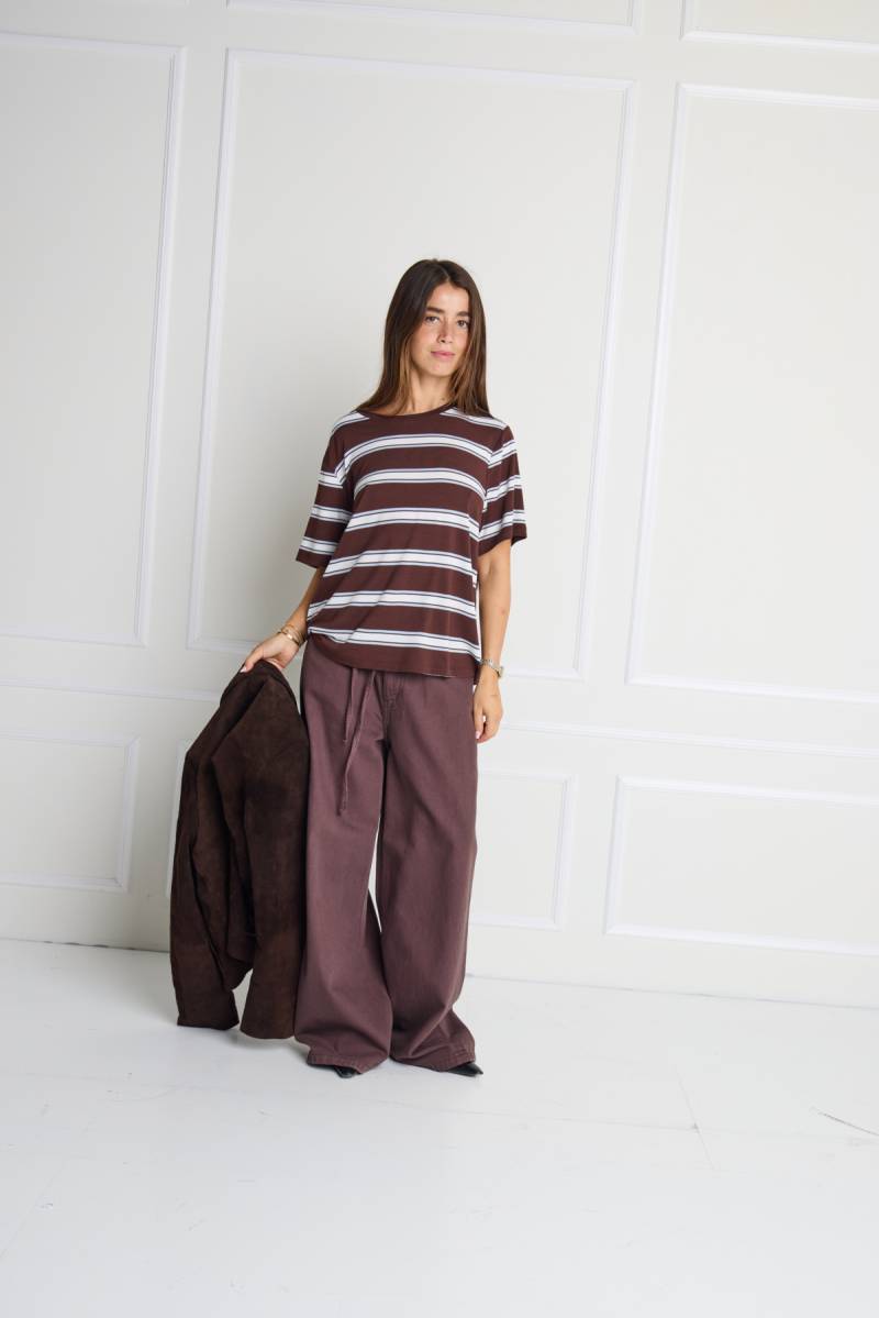 ichi ihrebetta tshirt brown sketchshop