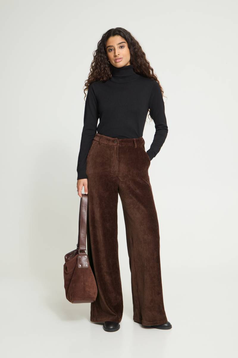 ichi ihtamary trousers brown sketchshop