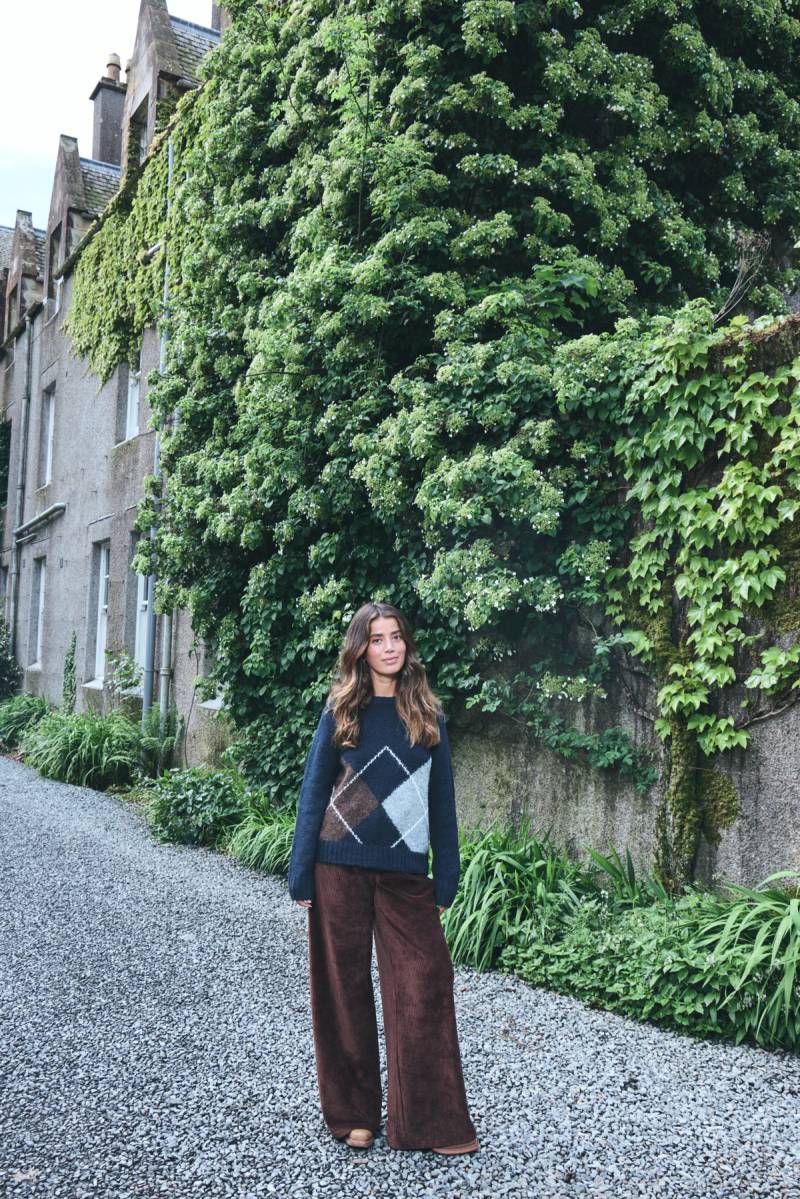 ichi ihtamary trousers brown sketchshop