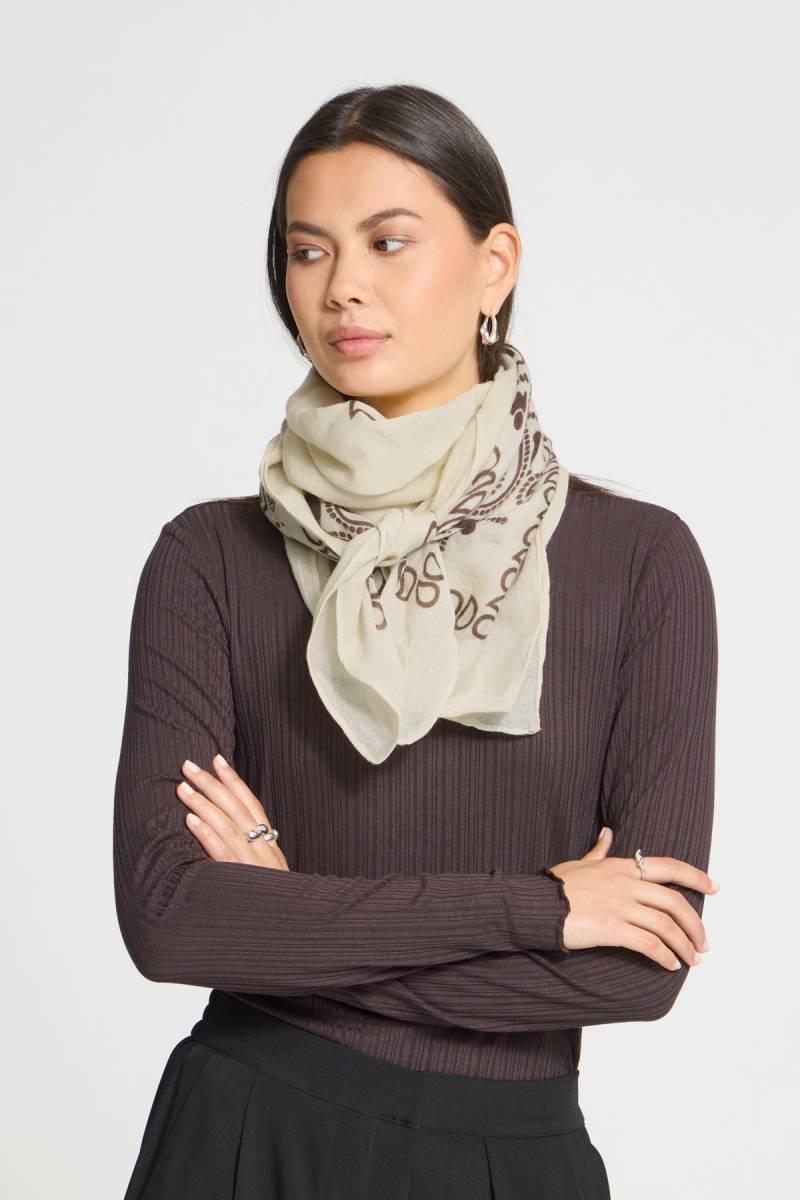 ichi iamary scarf ecru sketchshop