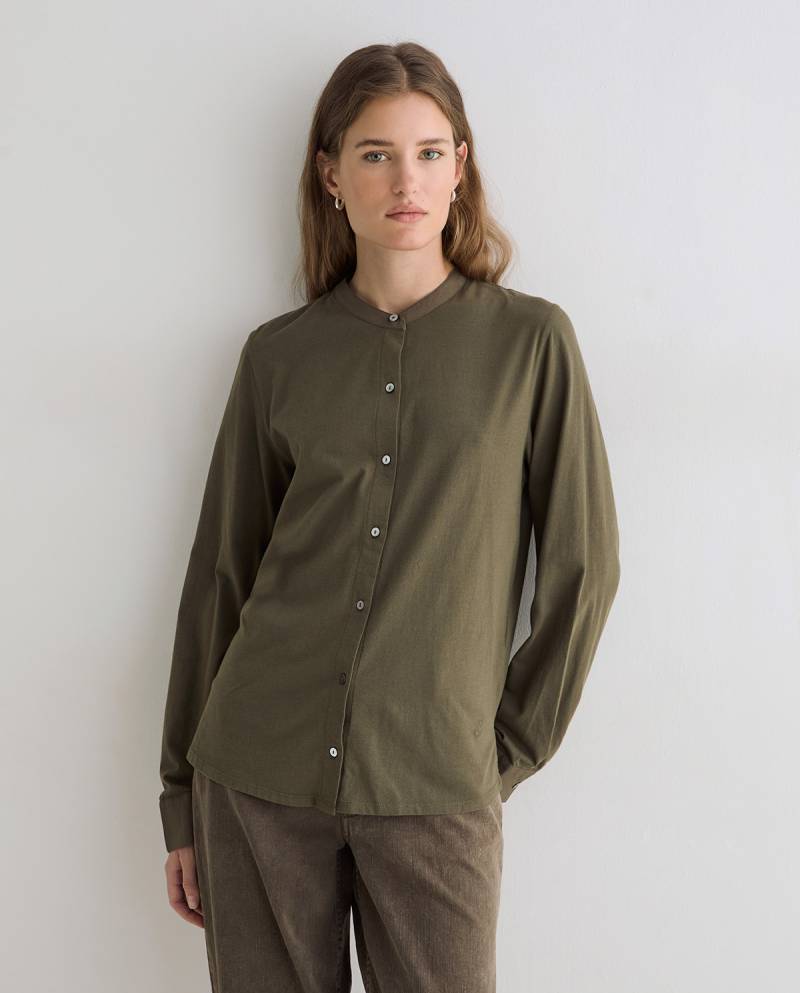 yerse shirt removable scarf khaki sketchshop