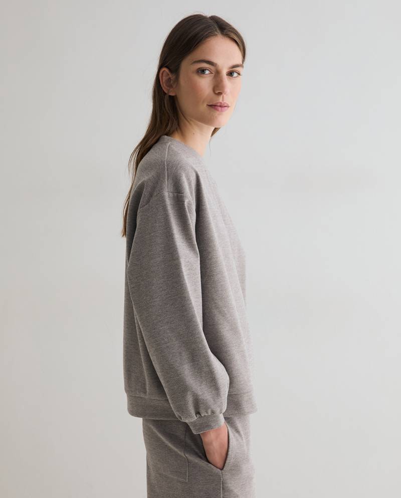 yerse sweatshirt removable hood grey sketchshop