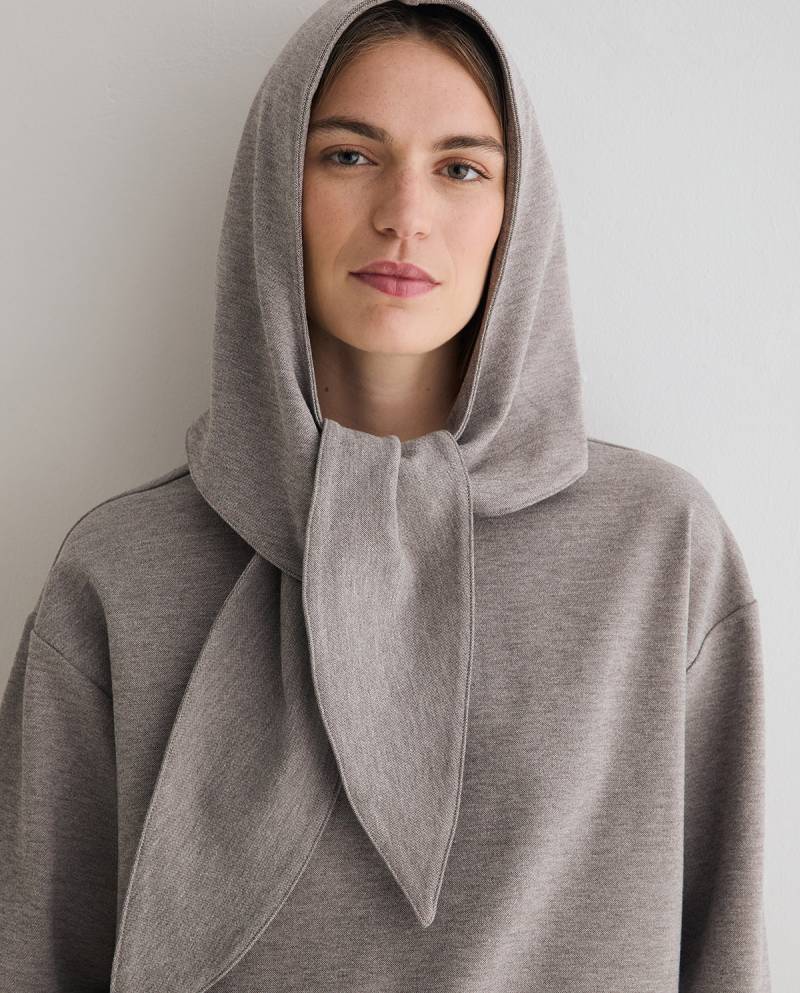 yerse sweatshirt removable hood grey sketchshop