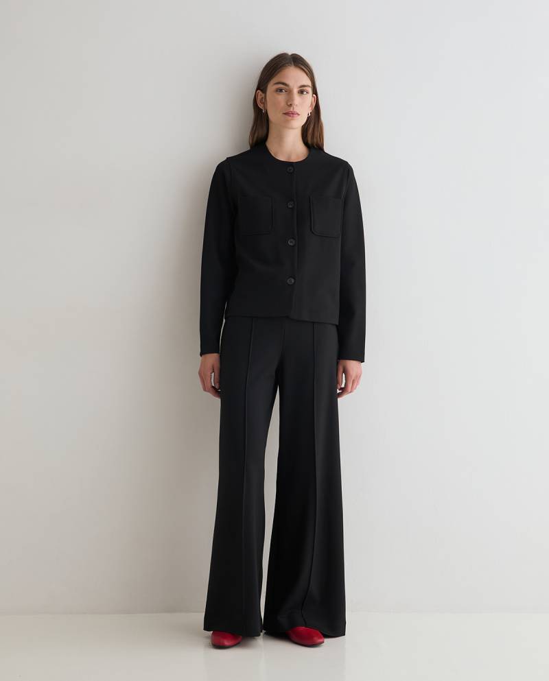 yerse wide leg trousers black sketchshop