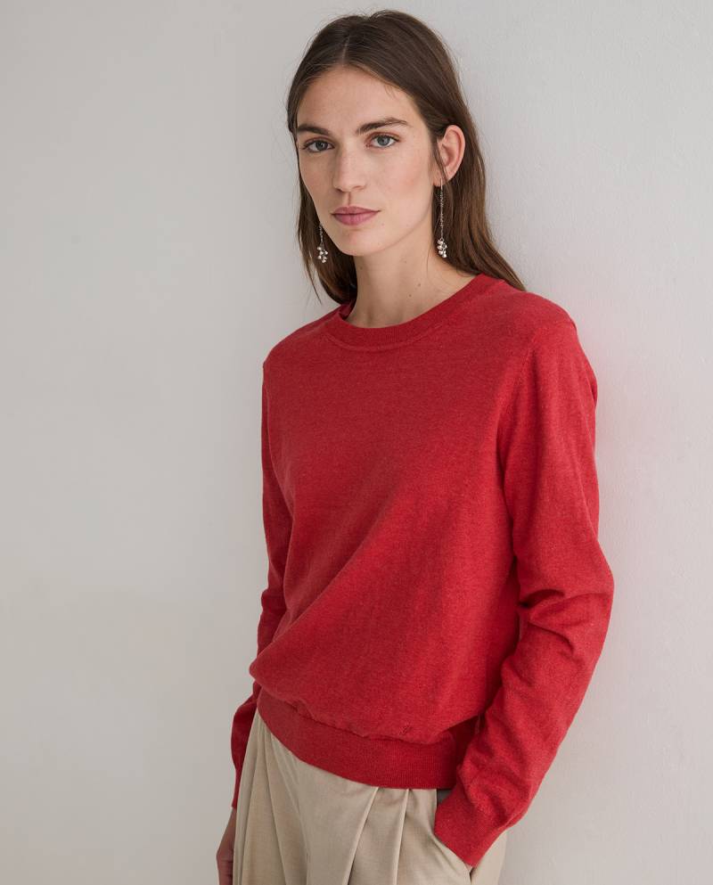 yerse fine knit sweater red sketchshop