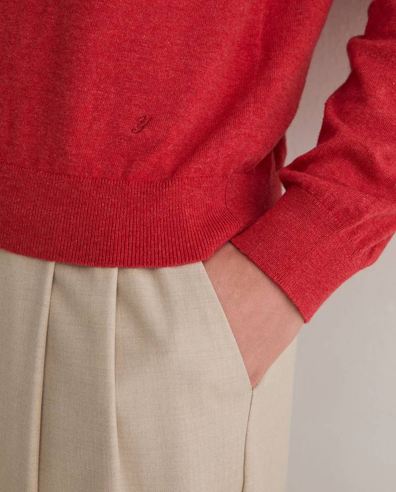 yerse fine knit sweater red sketchshop