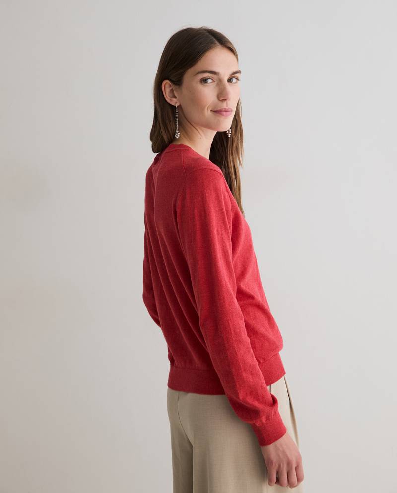 yerse fine knit sweater red sketchshop