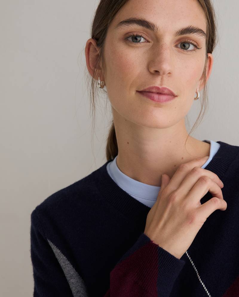 yerse argyle vneck sweater sketchshop