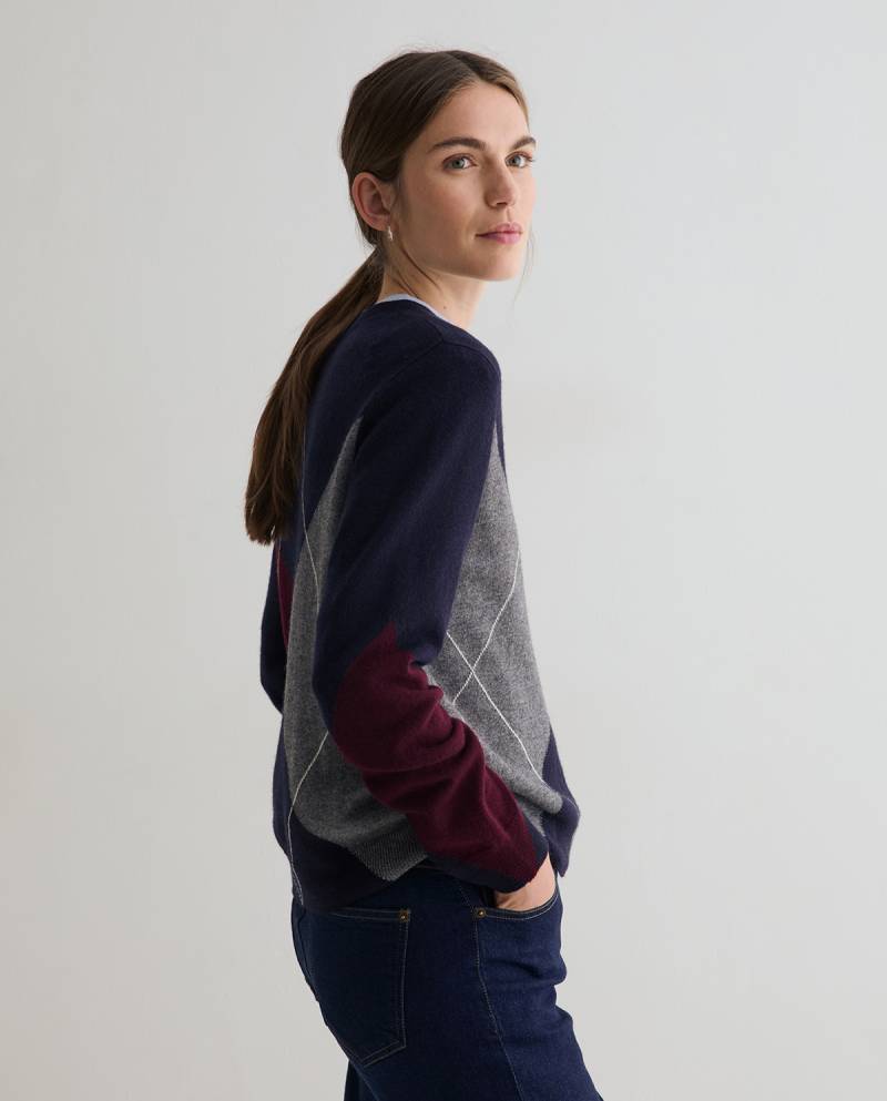 yerse argyle vneck sweater sketchshop