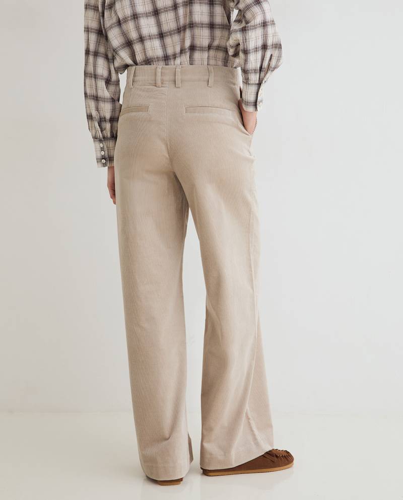 yerse wide leg corduroy trousers stone sketchshop