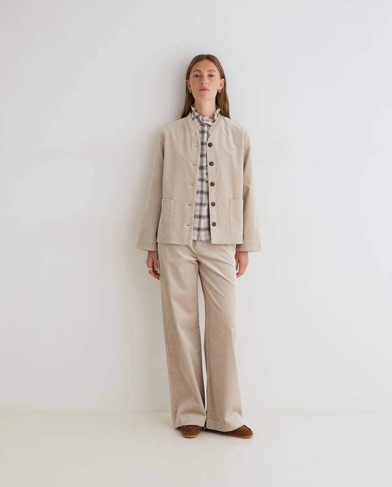 yerse wide leg corduroy trousers stone sketchshop