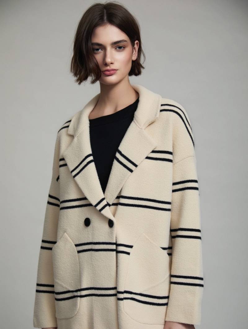 skatie convertible knit coat ivory sketchshop