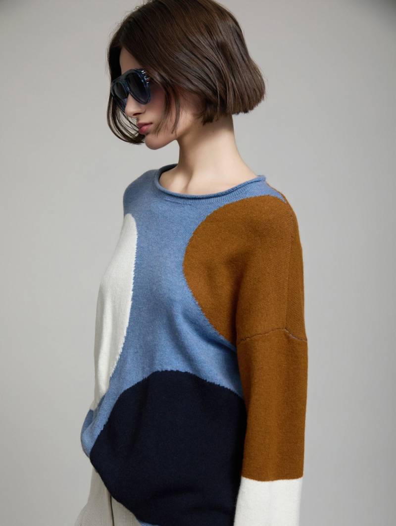 skatie sweater with semicircle intarsia seaport sketchshop