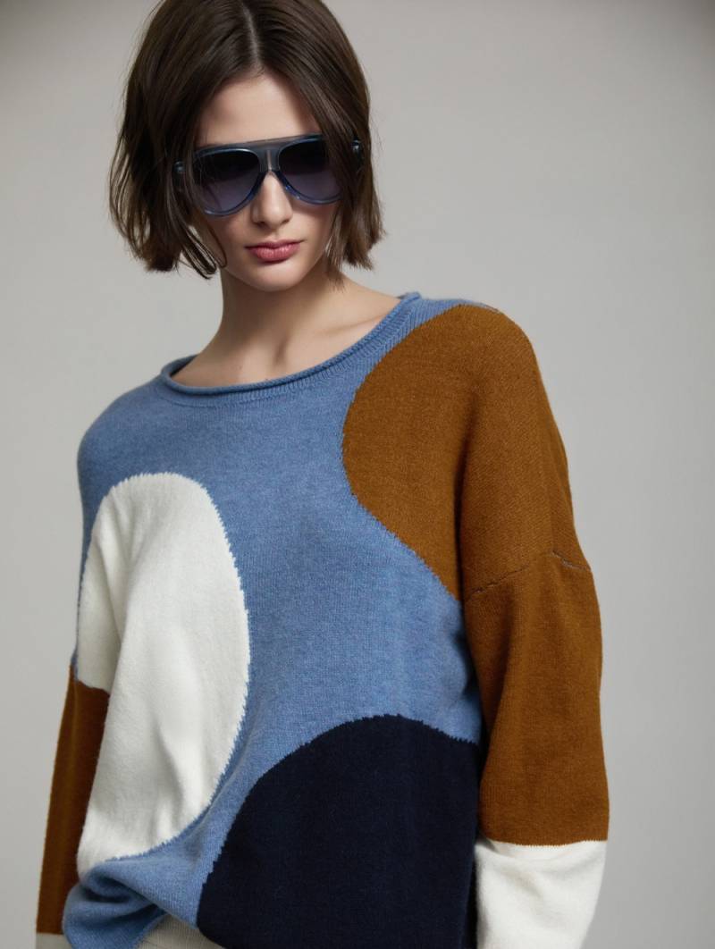 skatie sweater with semicircle intarsia seaport sketchshop