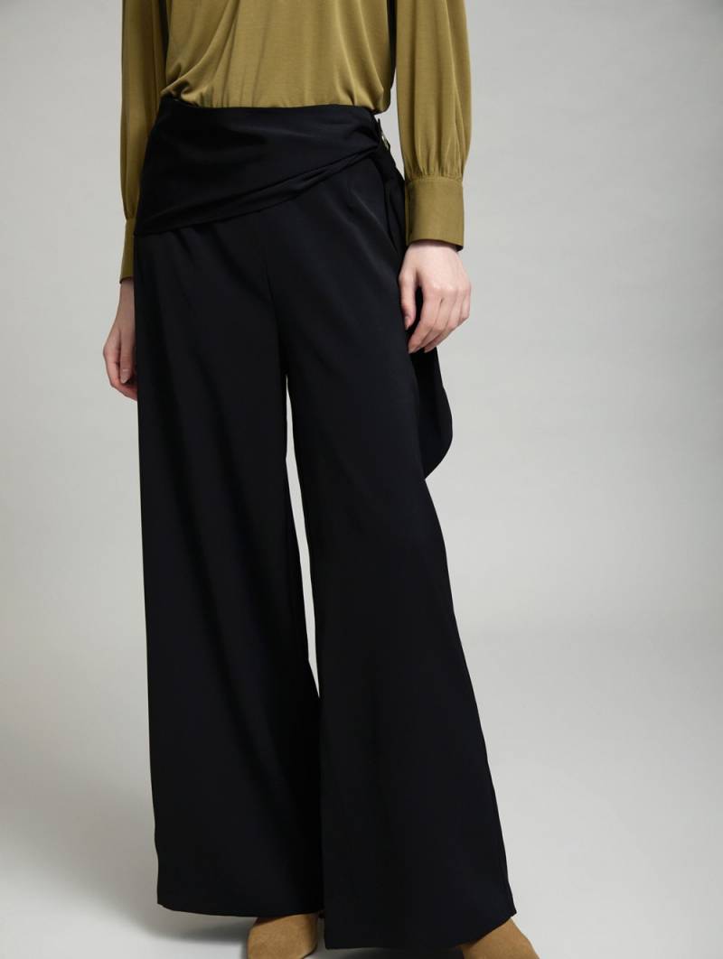 skatie waistband detail trousers black sketchshop