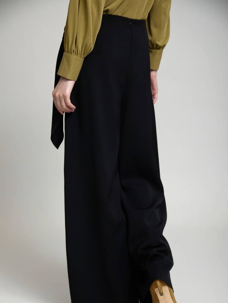 skatie waistband detail trousers black sketchshop