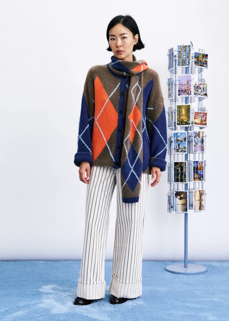 frnch ida cardigan khaki sketchshop