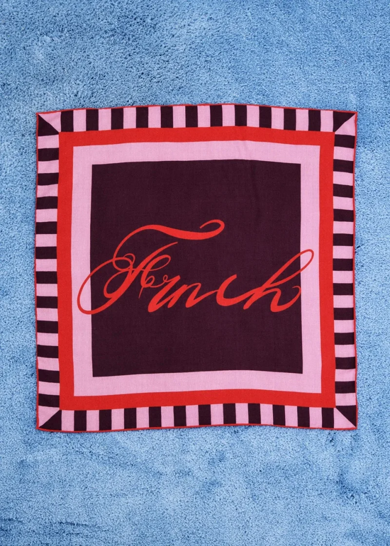 frnch mashu scarf bordeaux sketchshop