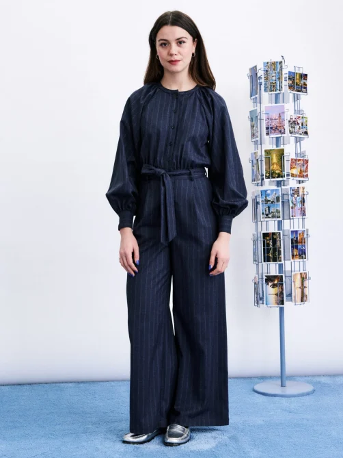 frnch pohang jumpsuit blue sketchshop