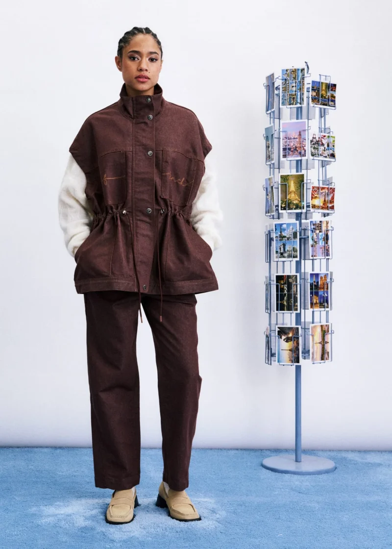 frnch takai jacket marron sketchshop
