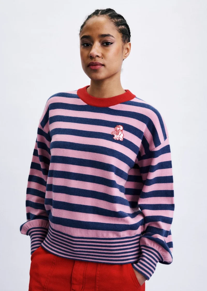 frnch akita sweater pink sketchshop