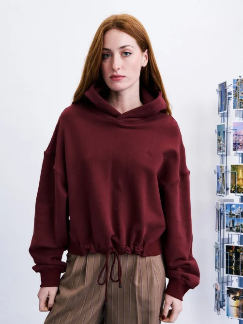 frnch fuji bordeaux sweatshirt sketchshop