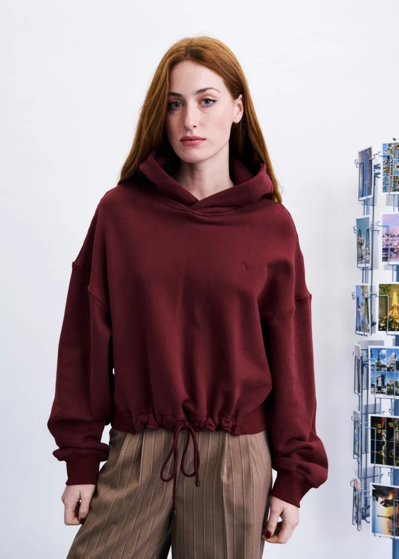 frnch fuji bordeaux sweatshirt sketchshop
