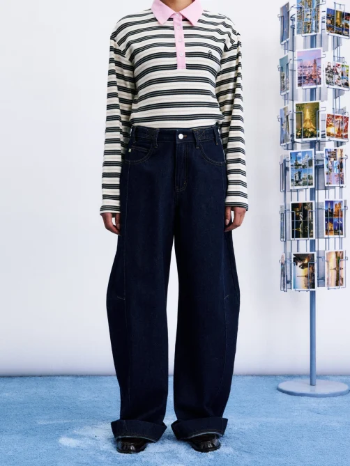 frnch nami navy blue jeans sketchshop