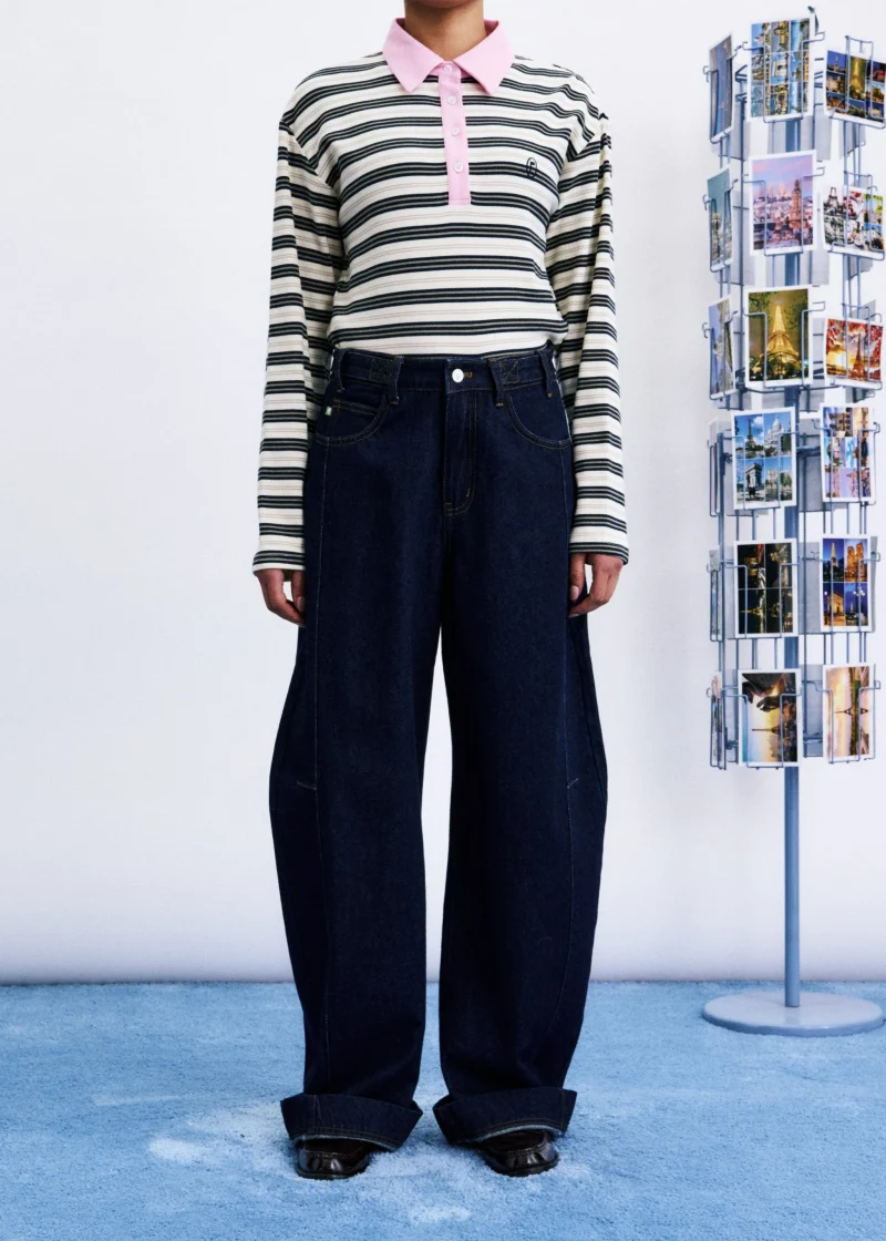 frnch nami navy blue jeans sketchshop