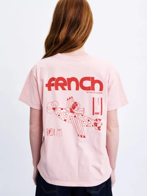 frnch aventures tshirt rose sketchshop