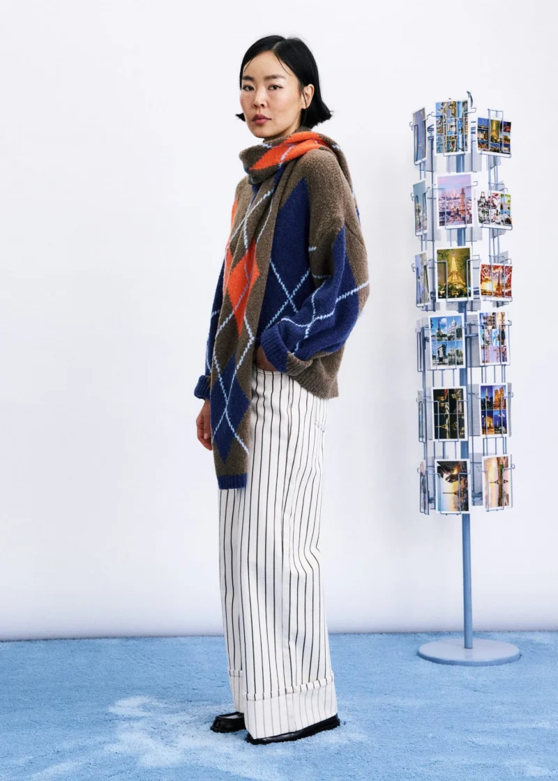 frnch ida cardigan khaki sketchshop