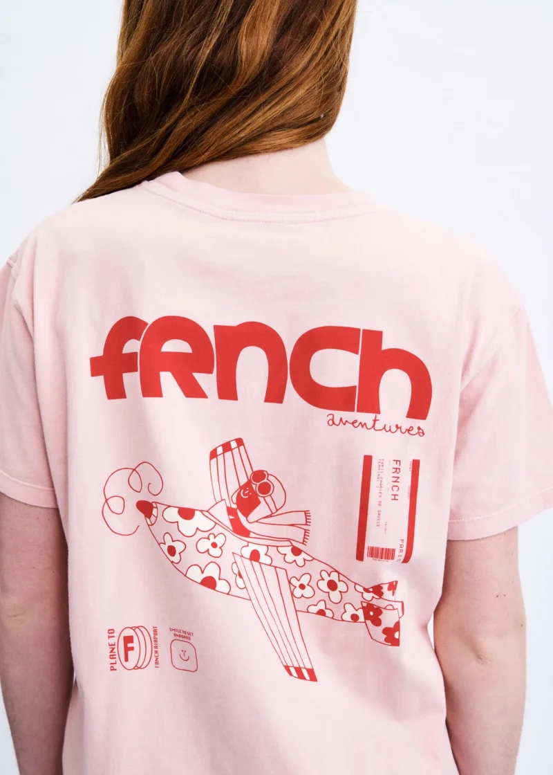 frnch aventures tshirt rose sketchshop