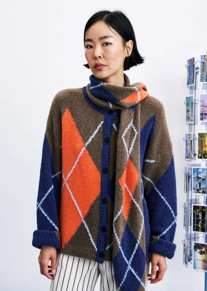 frnch ida cardigan khaki sketchshop