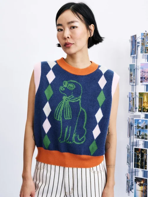 frnch torquay pullover blue sketchshop