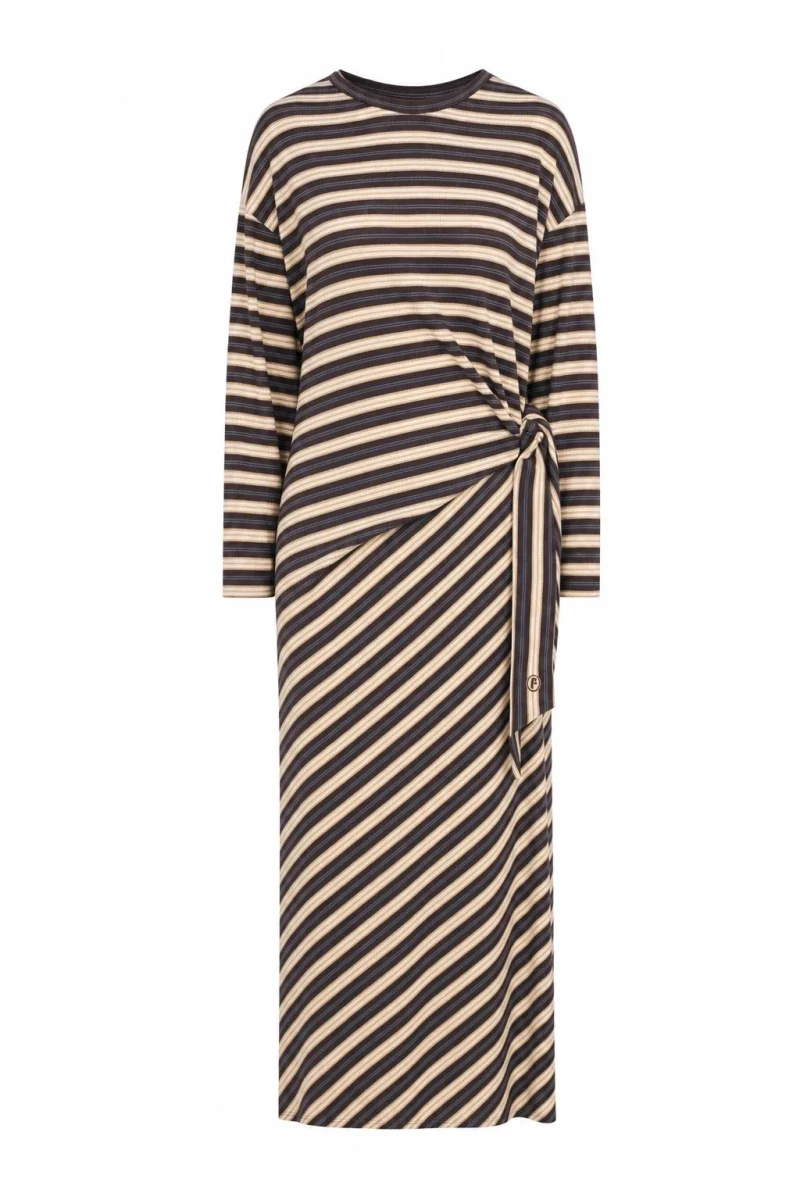 frnch mio iced brown dress sketchshop