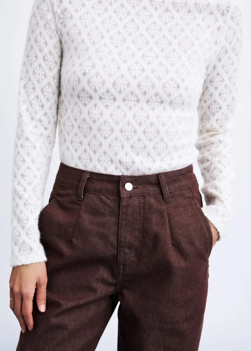 frnch zao jeans marron sketchshop