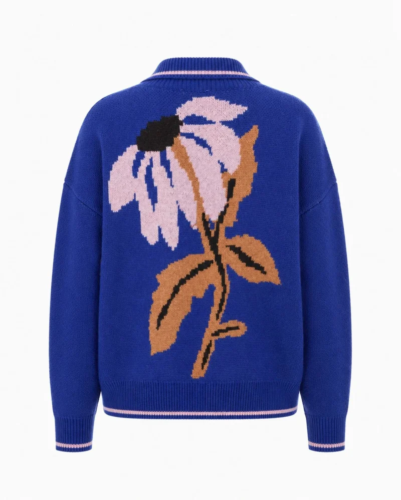 frnch wando cardigan electric blue sketchshop