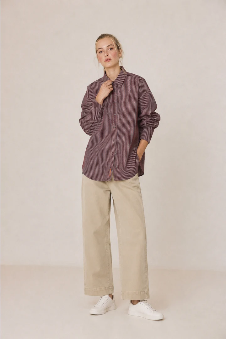 indiandcold masculine multiposition striped shirt sketchshop
