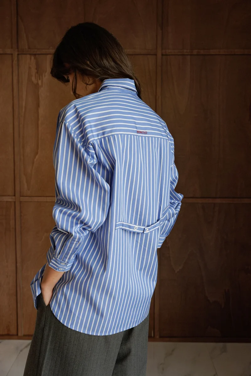 indiandcold classic shirt lace cuffs blue sketchshop
