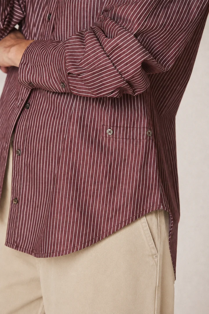indiandcold masculine multiposition striped shirt sketchshop
