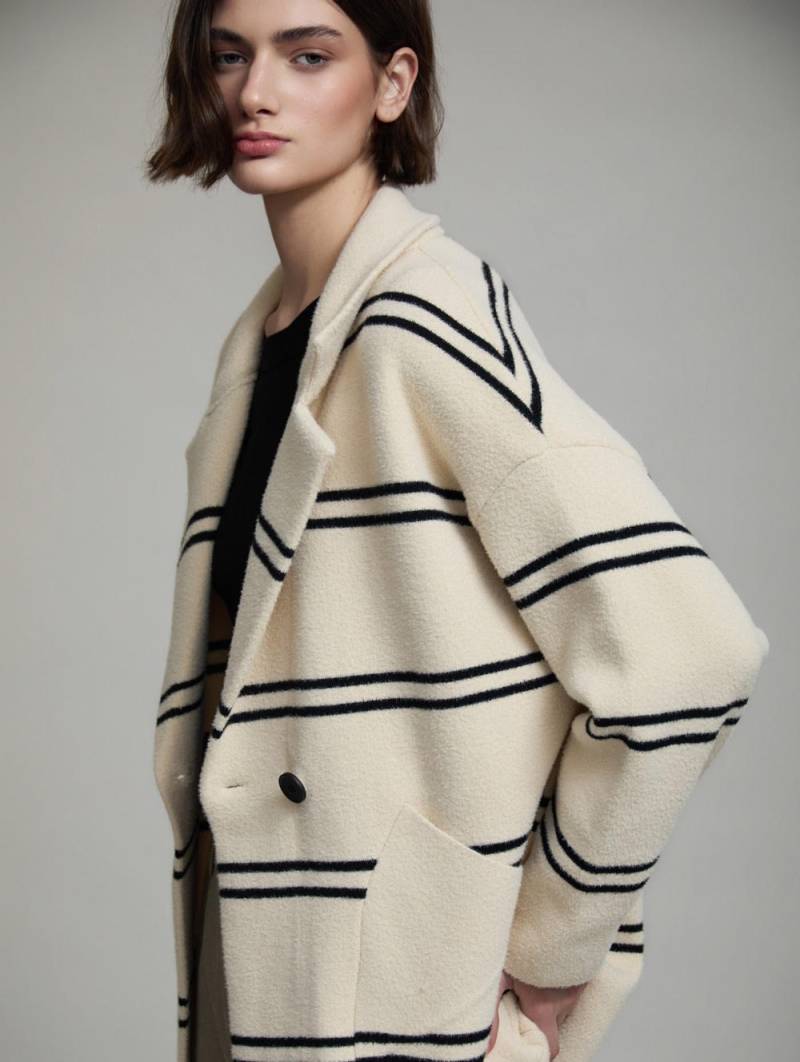 skatie convertible knit coat ivory sketchshop