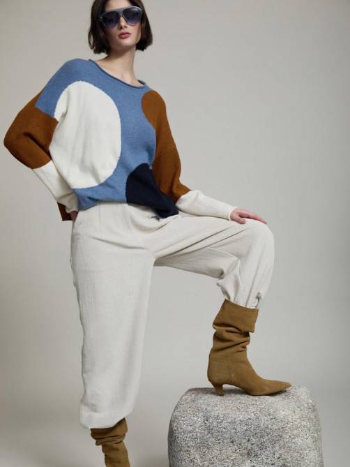 skatie sweater with semicircle intarsia seaport sketchshop