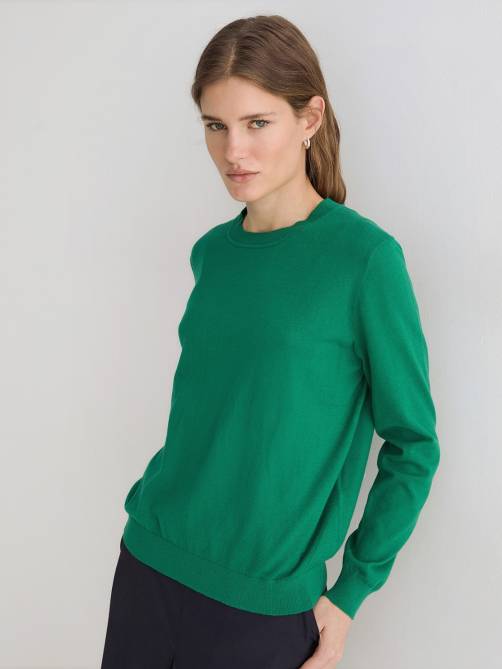yerse fine knit sweater green sketchshop