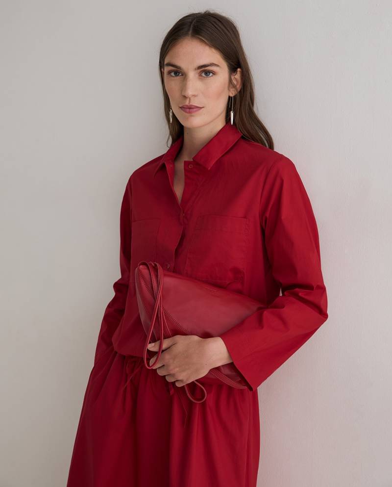yerse poplin shirt red sketchshop