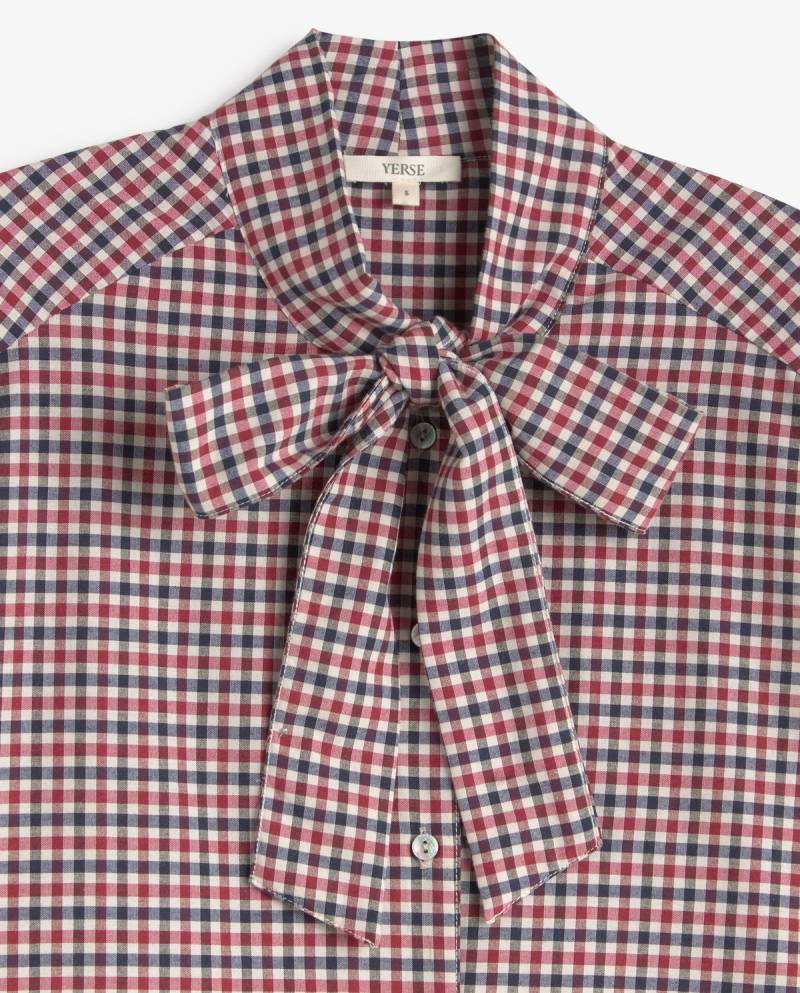 yerse check shirt tie red sketchshop